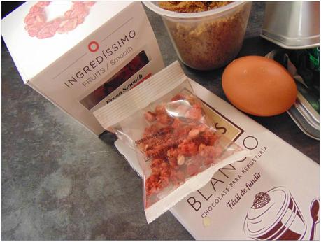 Cookies con fresas y chocolate blanco