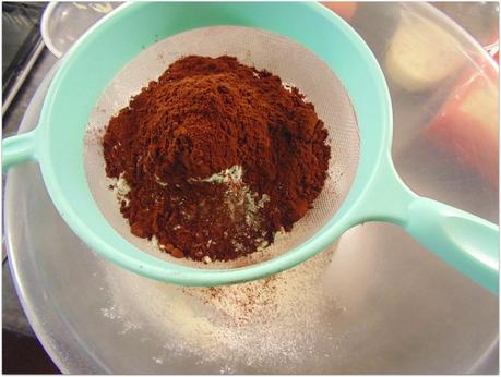 Cherry & Chocolate sponge cake