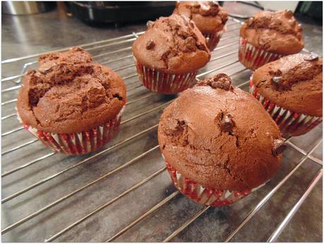 Choco-muffins con nueces y mascarpone