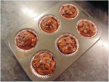 Choco-muffins con nueces y mascarpone