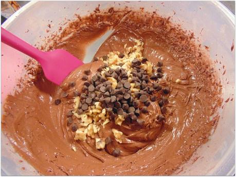 Choco-muffins con nueces y mascarpone