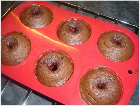Mini Bundt Cakes de jengibre y chocolate