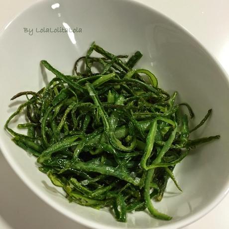 JUDIAS VERDES CRUJIENTES ¿CHUCHE O GUARNICIÓN?