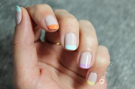 Cómo hacer una manicura francesa de colores paso a paso