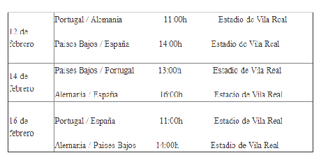 Convocatoria para el Torneo Sub-16 de Algarve y calendario de partidos