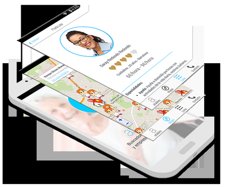 Los cuidadores mejor valorados de tu ciudad en tu móvil