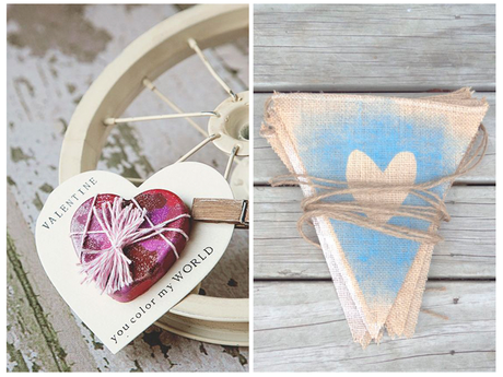 Los últimos pins del pinterest de TDP. Inspiración para San Valentín. Regalos y Guirnaldas DIY