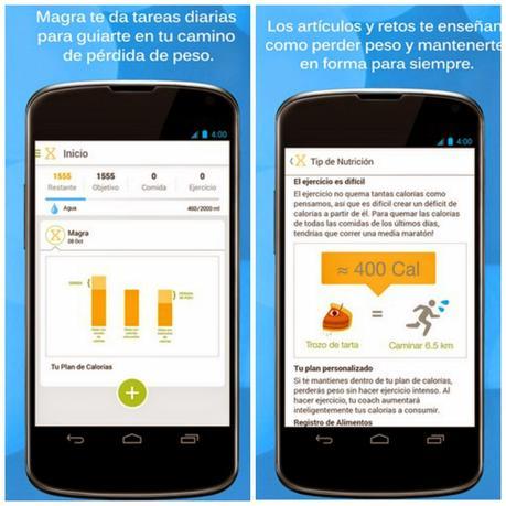 Magra ..la app que te ayuda a contar las calorias!!!