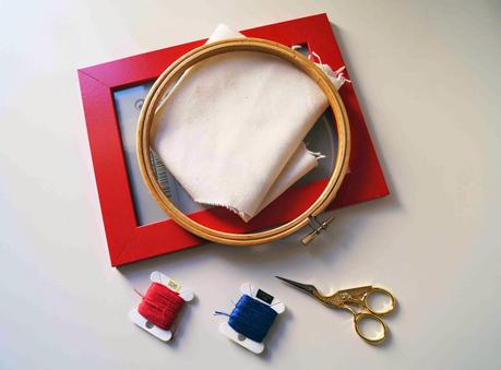 Bordado de San Valentín, patrón gratuito / Valentine's Day embroidery, free pattern