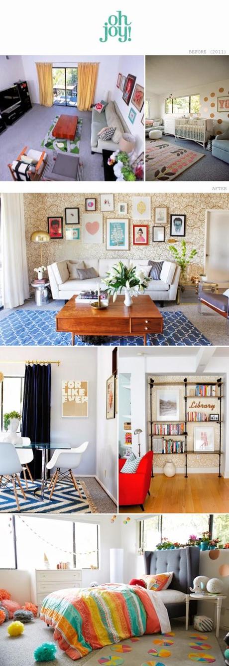 ANTES Y DESPUES - OH JOY BLOG