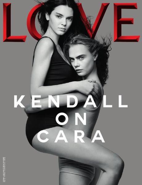 Kendall Jenner y Cara Delevingne posan juntas para Love Magazine