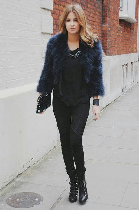 ¿Cómo llevar los abrigos de pelo sintético?