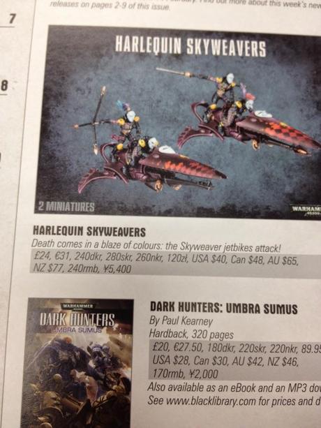 Precio y cantidad confirmado para los Skyweavers