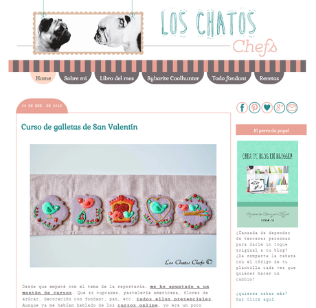 Diseño de Blogs de Blogger -Octubre / Enero-