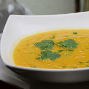 Crema de calabaza y zanahoria