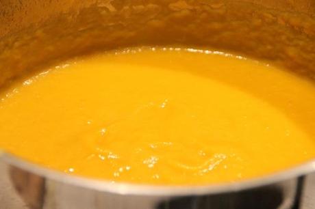 Crema de calabaza y zanahoria