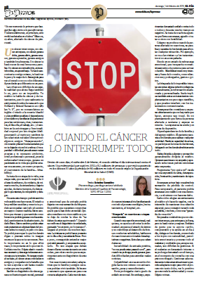 Cuando el cáncer lo interrumpe todo. Botiquín Emocional IV