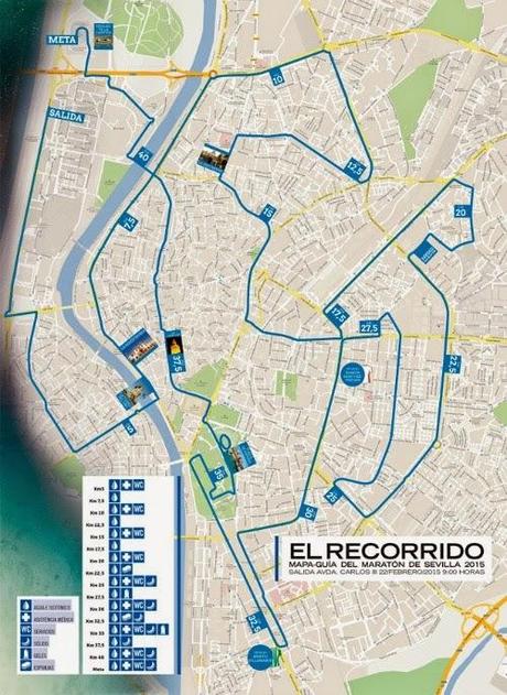 Cambios en el circuito de la Maratón de Sevilla