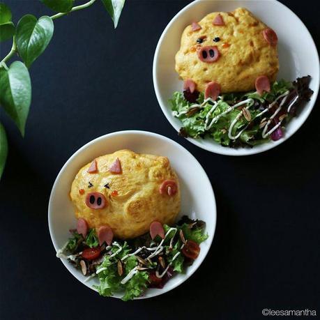 Amor de madre: ¡hacer arte con la comida!