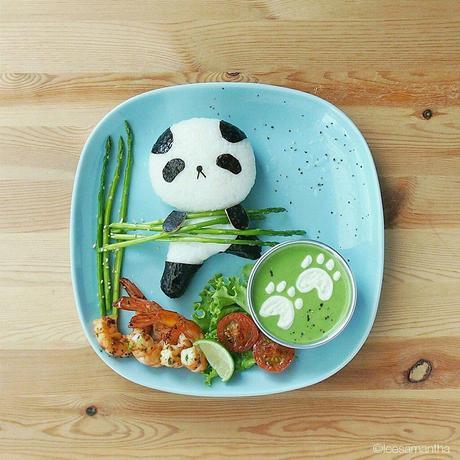 Amor de madre: ¡hacer arte con la comida!