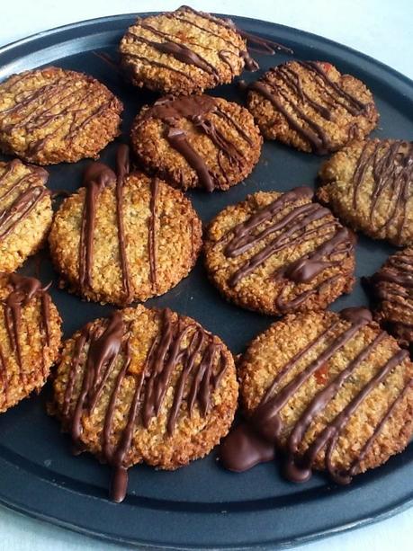 Galletas de Avena y Naranja confitada