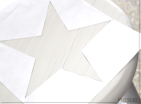 Renovando un taburete con chalk paint