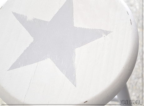 Renovando un taburete con chalk paint