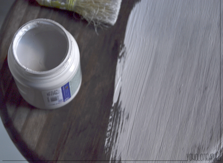 Renovando un taburete con chalk paint