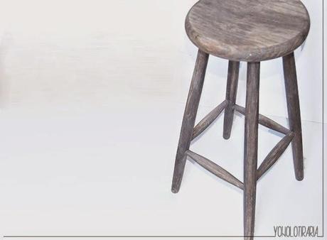 Renovando un taburete con chalk paint