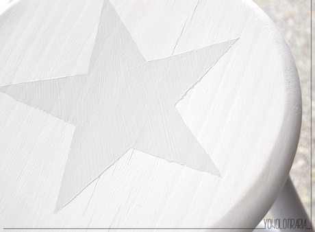 Renovando un taburete con chalk paint