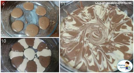 Keke marmoleado en microondas! Keke marmoleado en microondas!