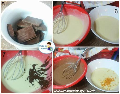 Keke marmoleado en microondas! Keke marmoleado en microondas!