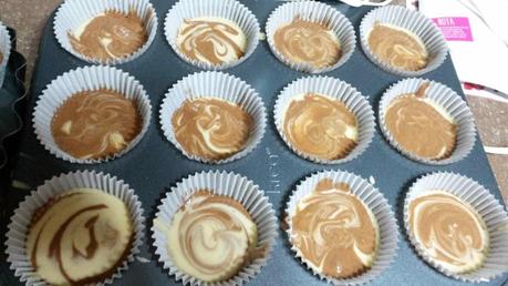 Cupcakes marmoleados