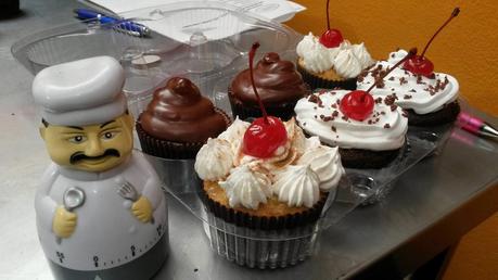 Aprendiendo nuevos sabores de cupcakes!