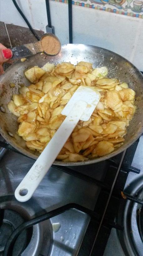 Pie de manzana casero