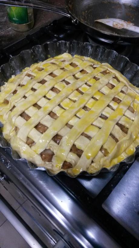 Pie de manzana casero