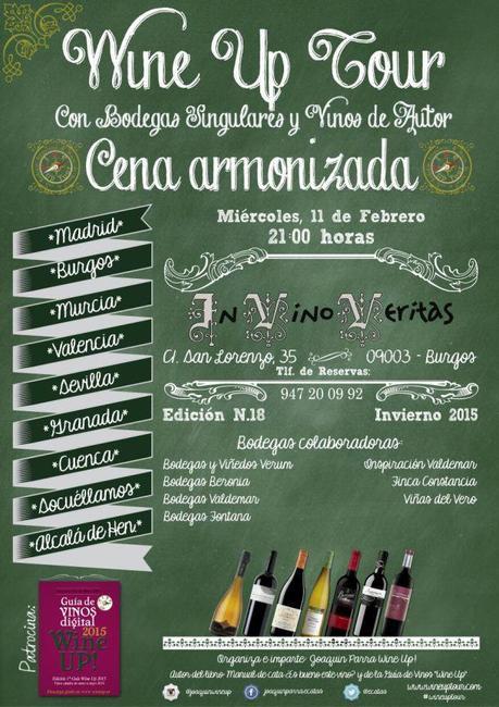 Wine Up Tour en Burgos 11/02/2015 wineuptourburgos