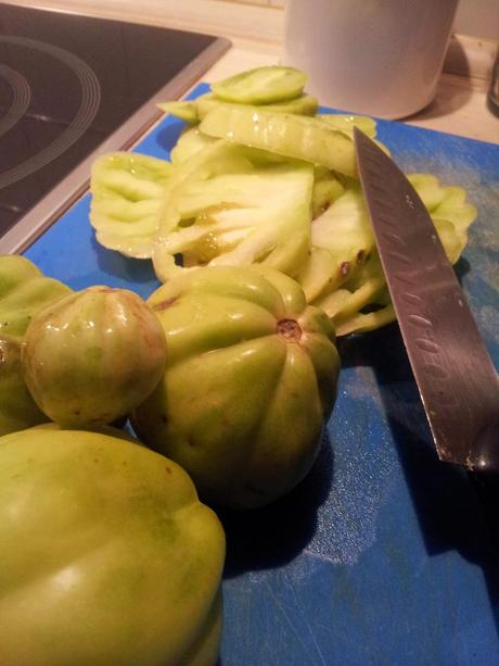 TOMATES VERDES FRITOS (Green Fried Tomatoes)