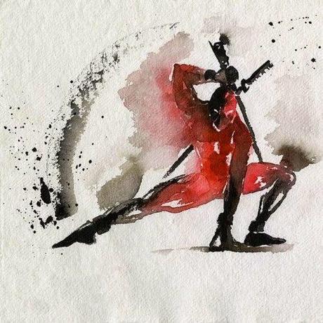 Retratos minimalistas de superhéroes