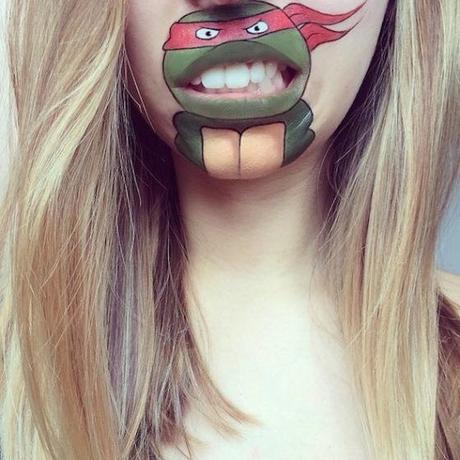 Maquillaje de Tortuga Ninja