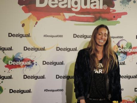 Gemma Mengual en Desfile Desigual en 080 Bcn Fahion Febrero 2015