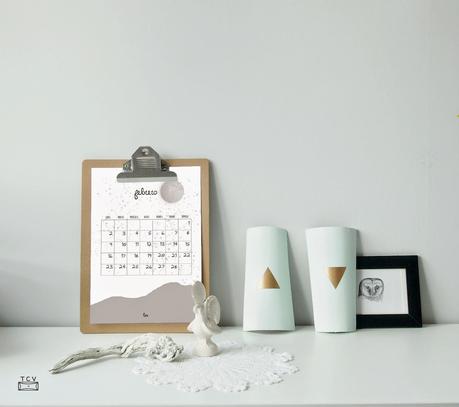 calendario A4 de febrero para imprimir