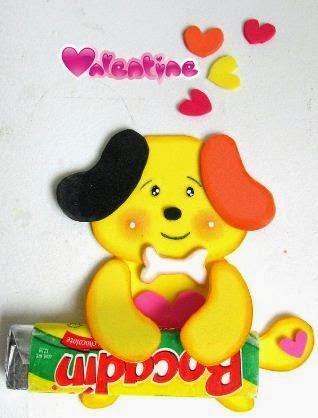 Perrito porta dulces para día de la amistad