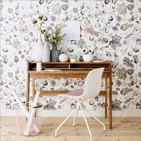 12 Ideas de papel pintado de  inspiración escandinava /12 Ideas Scandinavian style wallpaper