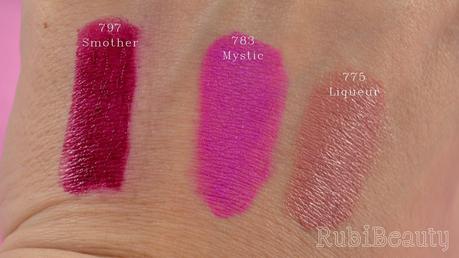 rubibeauty labiales sleek swatches clon mac smother mystic Liqueur