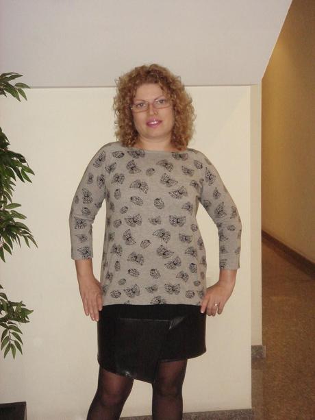 FALDA COMBINADA Y PATRON