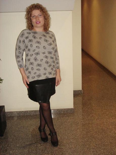 FALDA COMBINADA Y PATRON