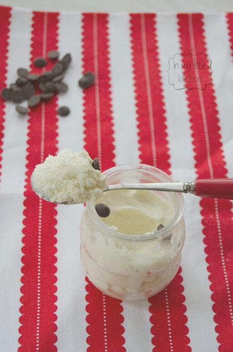 Mousse de chocolate blanco