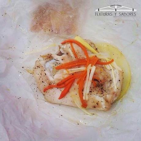 Lubina en papillote