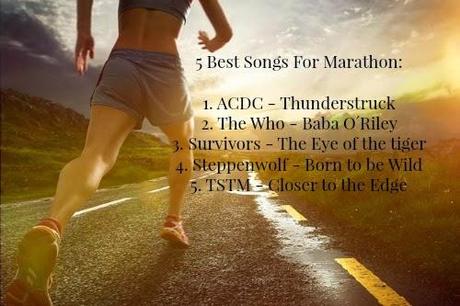 Las 5 mejores canciones antes de una Maratón